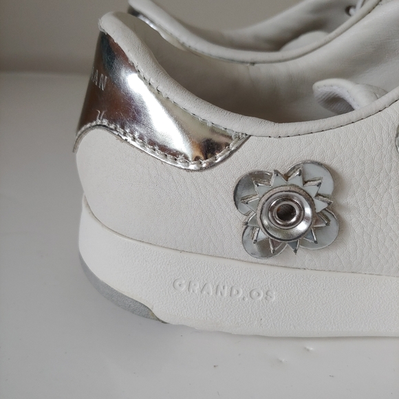 Cole Haan Grandpro Tennis Leather Sneakers  White Size 10.5 - Picture 12 of 15